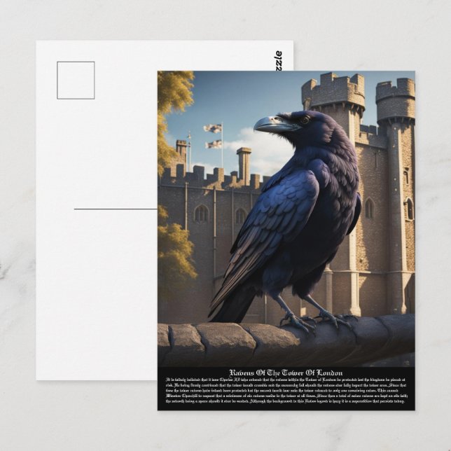 Postal Raven (Anverso / Reverso)