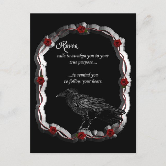 Postal Raven Calling (Anverso)