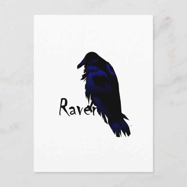 Postal Raven en Raven (Anverso)