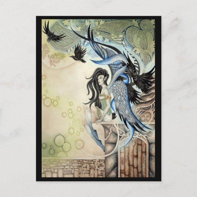 Postal Raven Faery (Anverso)