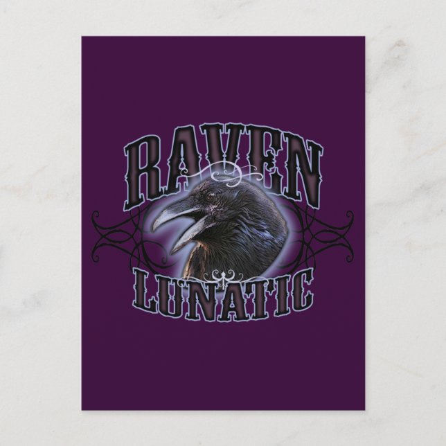 Postal Raven Lunatic (Anverso)