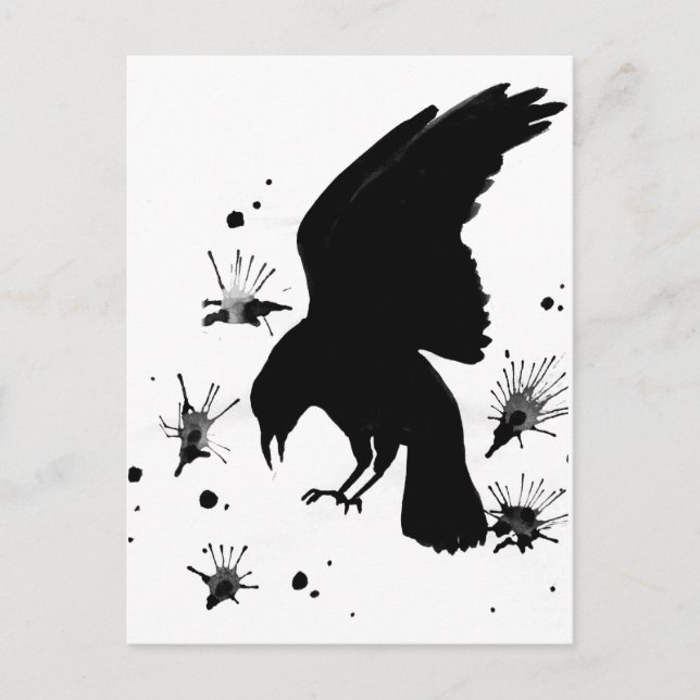 Postal Raven Nevermore (Anverso)