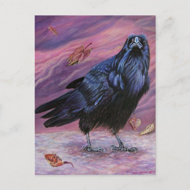 Postal Raven Postcard (Anverso)