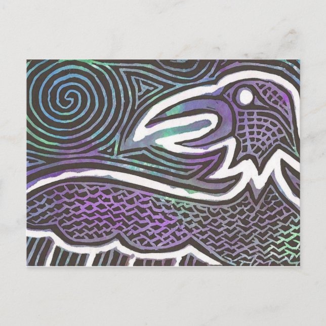 Postal Raven Totem (Anverso)