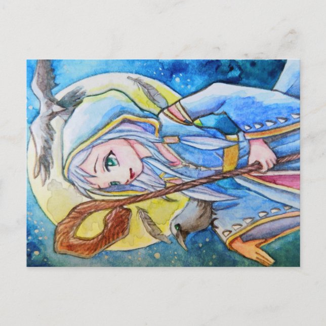 Postal Raven y el Encantador (Anverso)