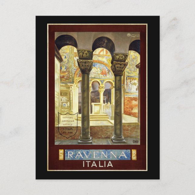 Postal Ravenna Italia (Anverso)