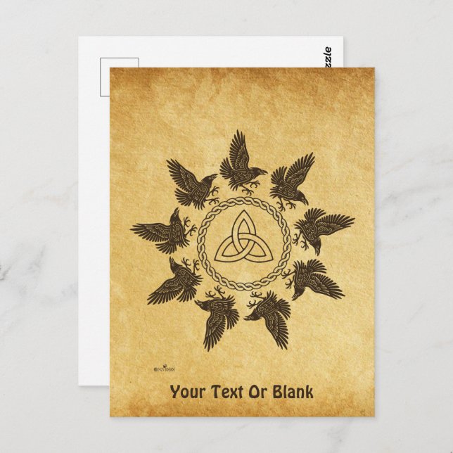 Postal Ravens Circle Dance (Anverso / Reverso)