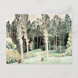 Postal Ravilious - Lombardía Poplars, Postcard