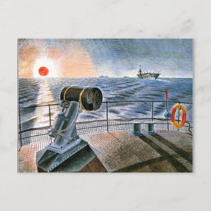 Postal Ravilious - Sol de medianoche