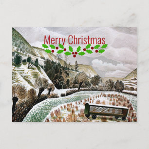 Postal Ravilismo - Nieve de Año Nuevo - Feliz Navidad