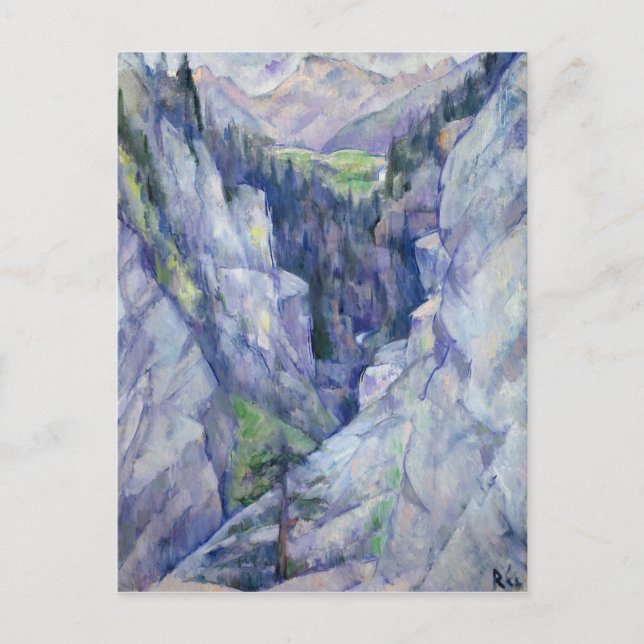 Postal Ravine en Pians, 1921 (Anverso)