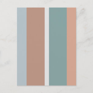Postal Rayas de colores apagados