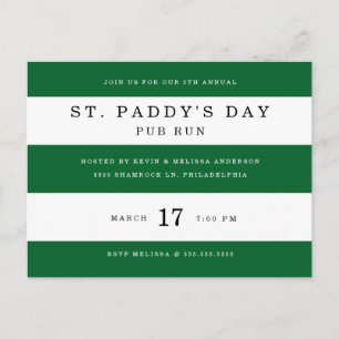 Postal Rayas de esmeralda