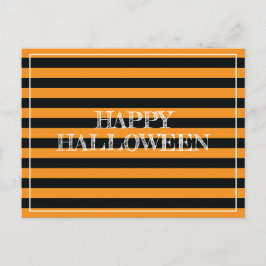 Postal Rayas de Halloween