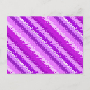 Postal Rayas de vidrio - tonos de ametisto morado