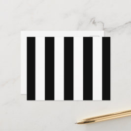 Postal Rayas Negras y Blancas, Patrón de Rayas, Líneas