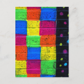 Postal Rayas y puntos