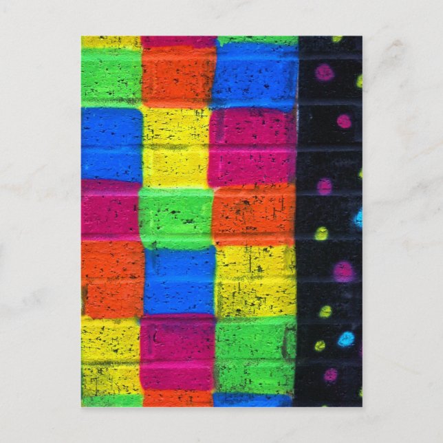 Postal Rayas y puntos (Anverso)