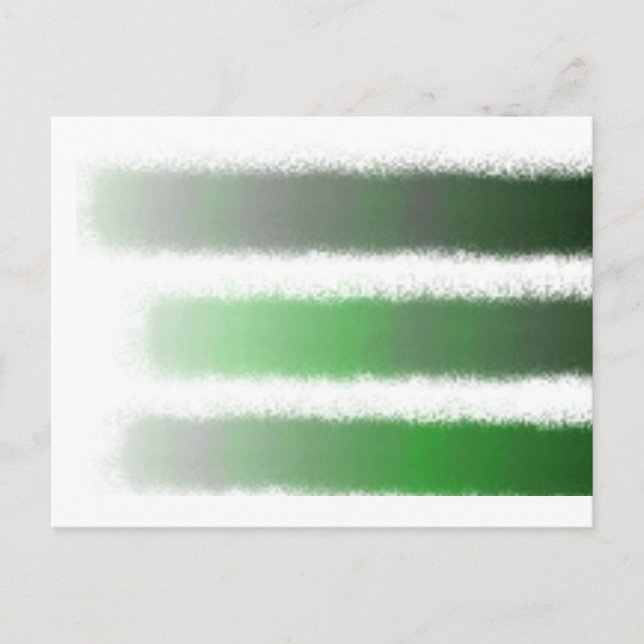 Postal Rayo negro verde (Anverso)