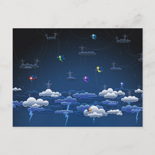 Postal Rayos (Anverso)