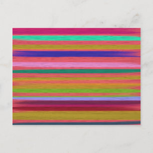 Postal Rayos de arte abstracto de arcoiris modernos