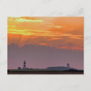 Postal Rayos solares sobre Happisburgh