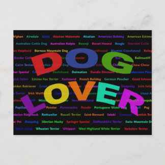 Postal Razas de perro de más largo