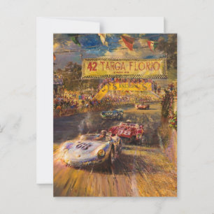 Postal Razas italianas de Targa Florio