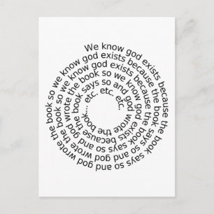 Postal Razonamiento circular (espiral)