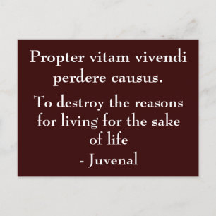 Postal Razones Para Vivir