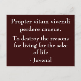 Postal Razones Para Vivir