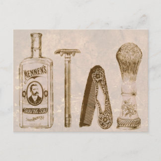Postal Razor del kit de humedecimiento masculino v