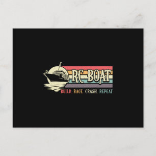 Postal RC Bote Construir Race Crash Repetir Modelo de Bot