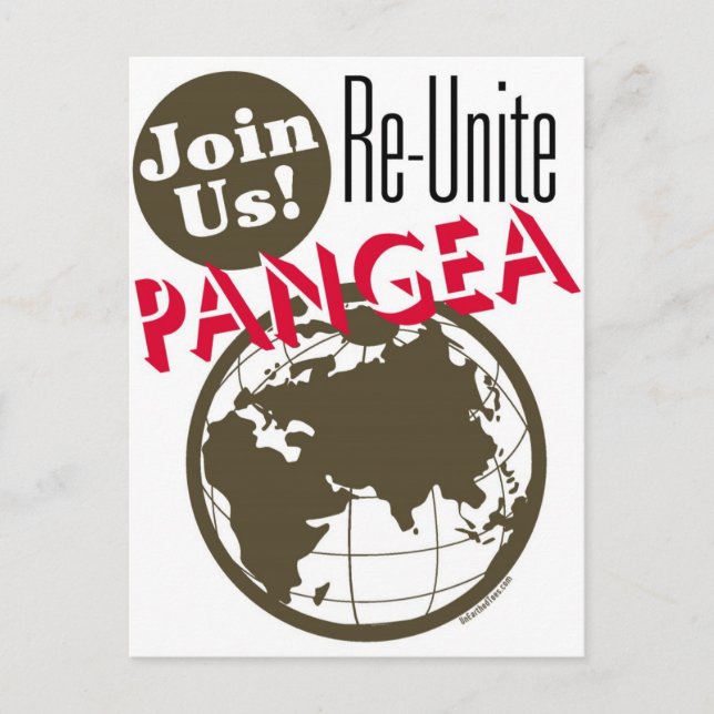 Postal Re-Unite Pangea (Anverso)