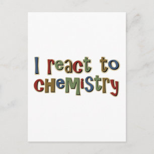 Postal Reacciono Divertido Con La Química