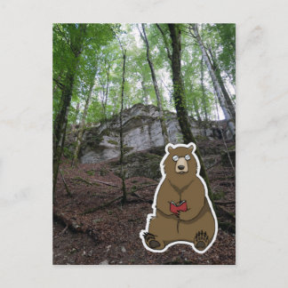 Postal Reader Bear (color)
