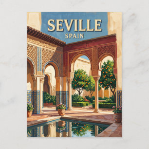 Postal Real Alcázar de Sevilla España