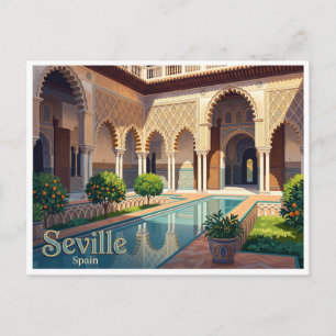 Postal Real Alcázar de Sevilla España