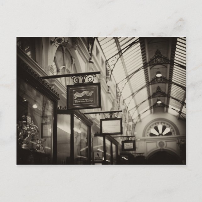 Postal Real Arcade, Melbourne (Anverso)