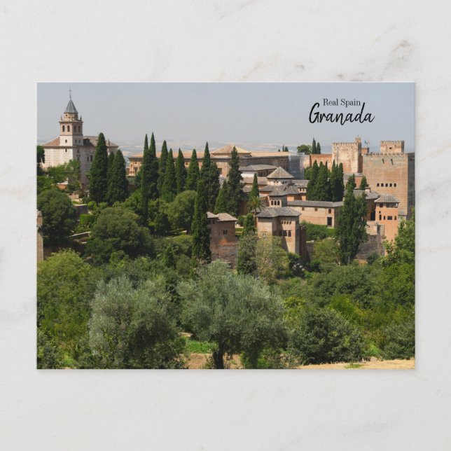 Postal Real España-Granada (Anverso)