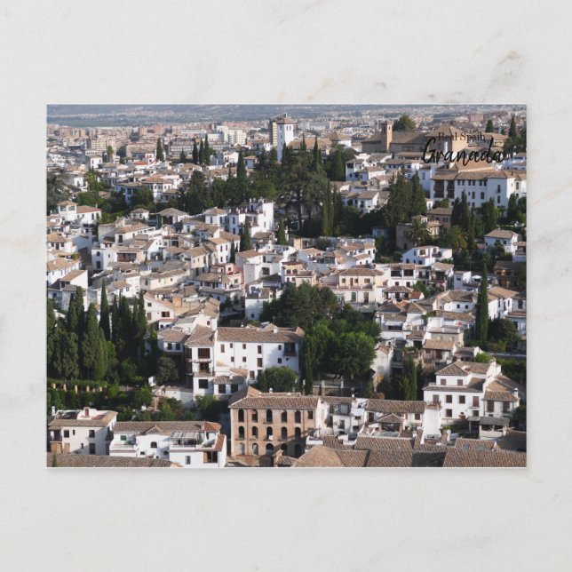 Postal Real España-Granada (Anverso)