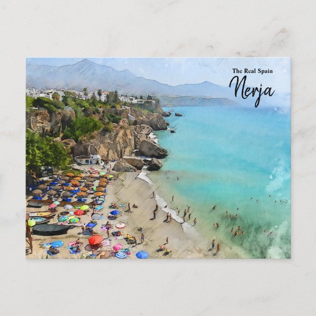 Postal Real España-Nerja (Anverso)