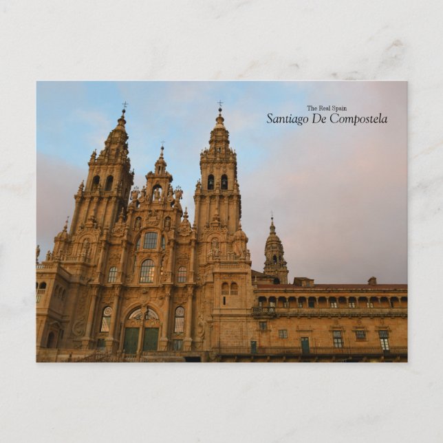 Postal Real España- Santiago De Compostela (Anverso)