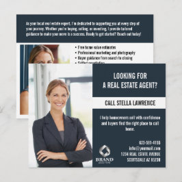 Postal Real Estate Agent Marketing PROMOTION LOGO PHOTO 