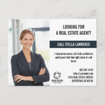Real Estate Agent Marketing PROMOTION LOGO PHOTO 