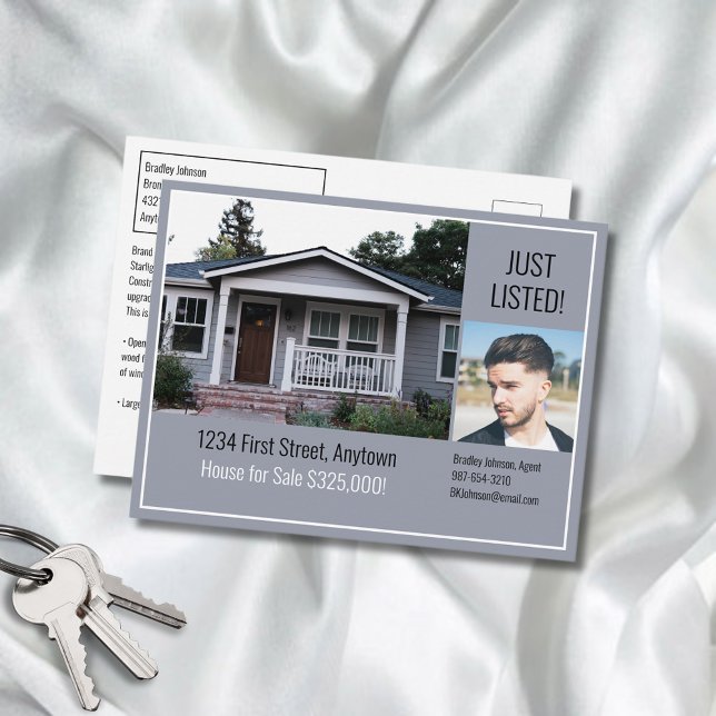 Postal Real Estate Direct Mail Grey (Subido por el creador)