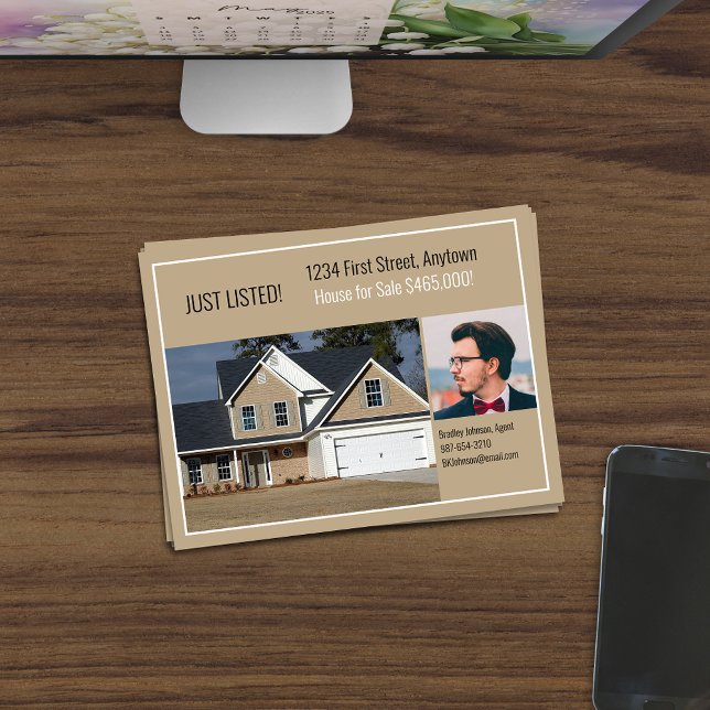 Postal Real Estate Direct Mail Tan (Subido por el creador)