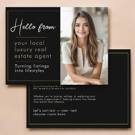 Postal Real Estate Marketing Black Gold 