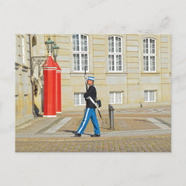 Postal Real Guardia Danesa de la Vida en Patrulla, Copenh