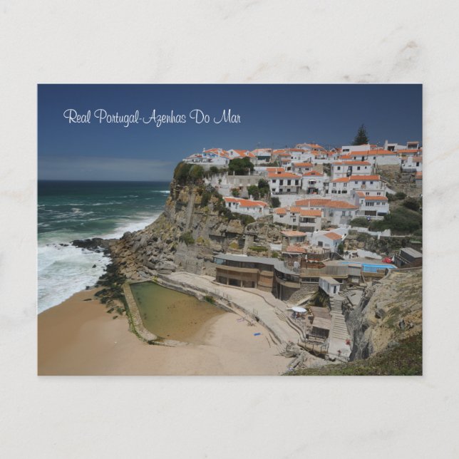 Postal Real Portugal - Azenhas Do Mar (Anverso)
